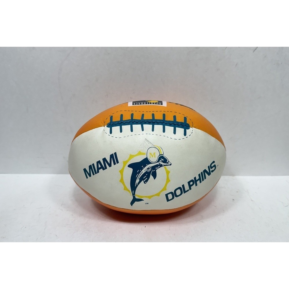 Vintage HUTCH Sports 7 inch Plush Soft Miami Dolphins Football NFL Ball Toy